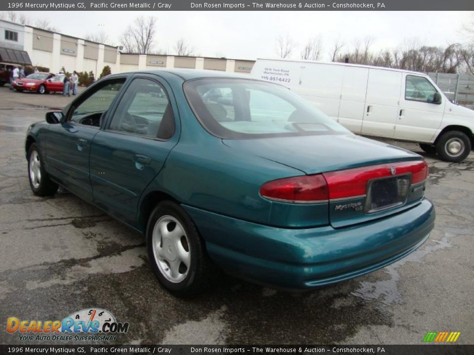 1996 Mercury Mystique GS Pacific Green Metallic / Gray Photo #10