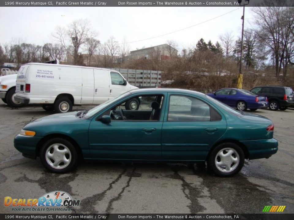 1996 Mercury Mystique GS Pacific Green Metallic / Gray Photo #11