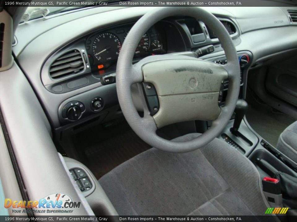 1996 Mercury Mystique GS Pacific Green Metallic / Gray Photo #12