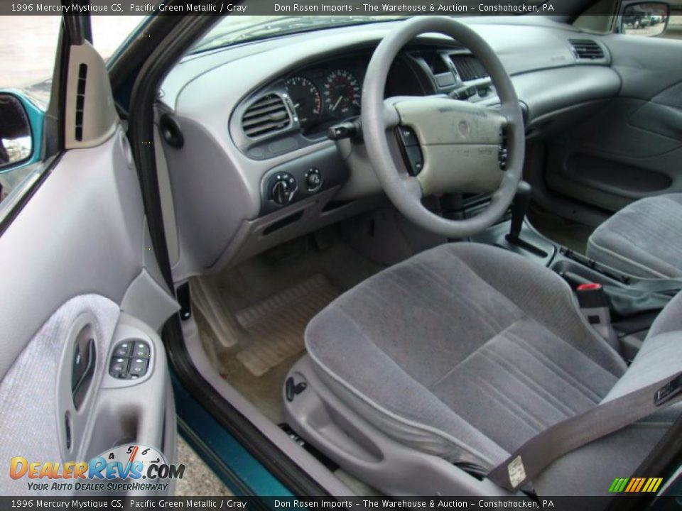 1996 Mercury Mystique GS Pacific Green Metallic / Gray Photo #13