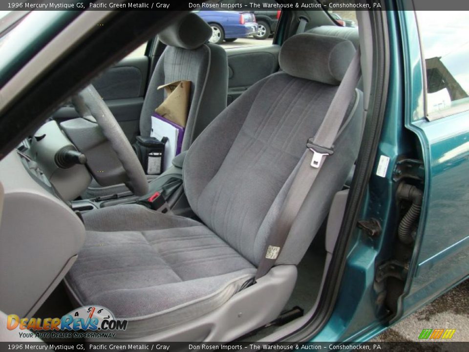 1996 Mercury Mystique GS Pacific Green Metallic / Gray Photo #16