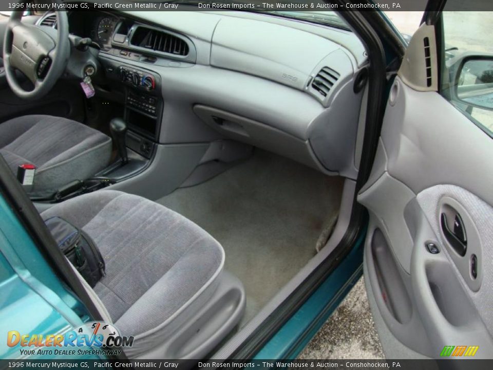1996 Mercury Mystique GS Pacific Green Metallic / Gray Photo #17