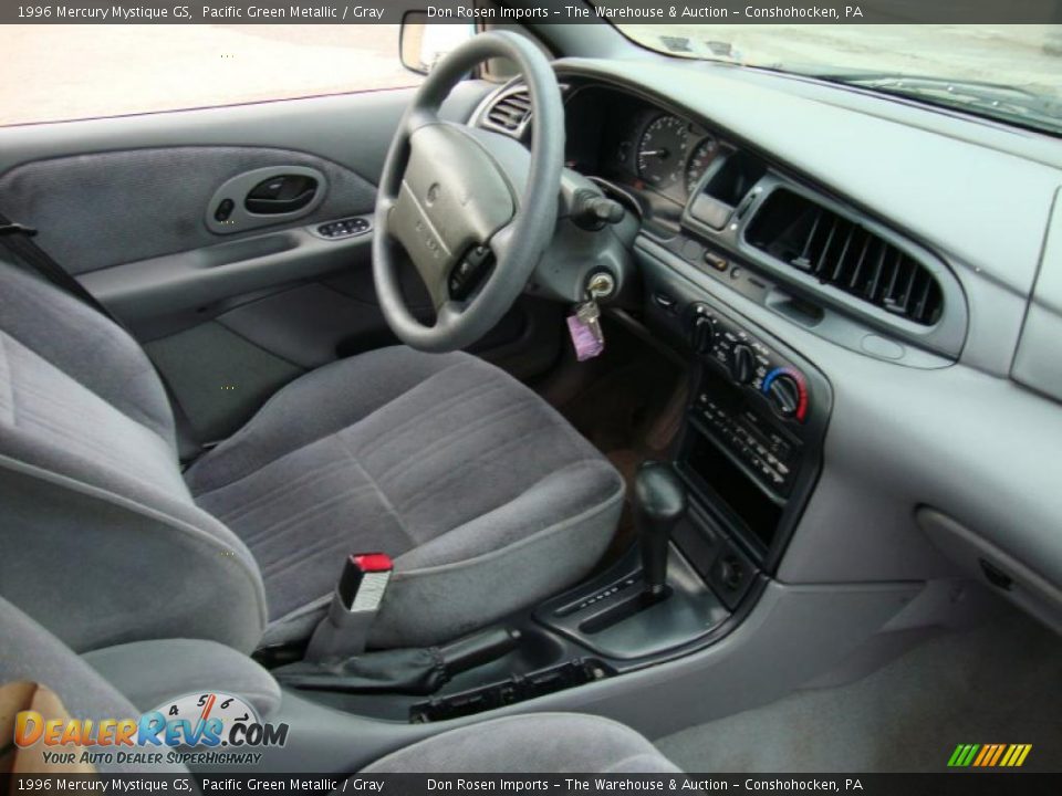 1996 Mercury Mystique GS Pacific Green Metallic / Gray Photo #18