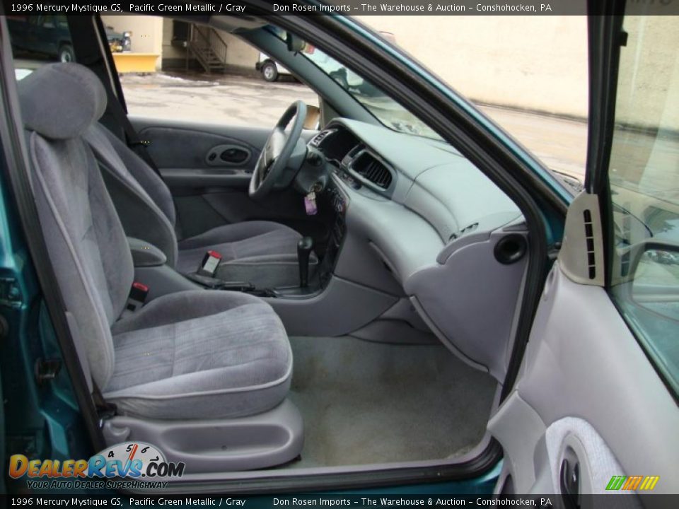 1996 Mercury Mystique GS Pacific Green Metallic / Gray Photo #19