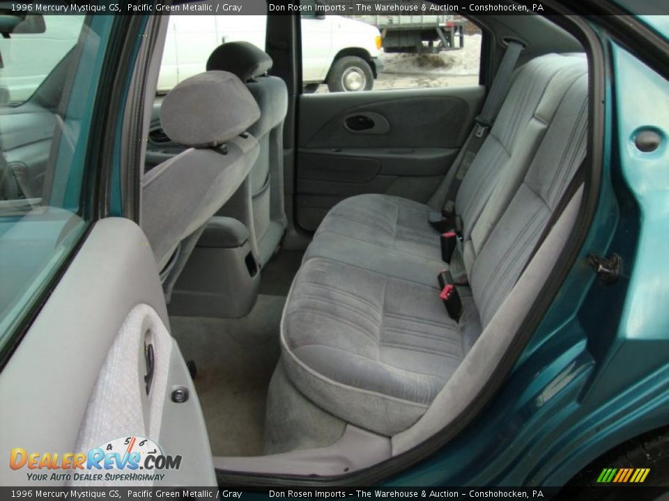 1996 Mercury Mystique GS Pacific Green Metallic / Gray Photo #21
