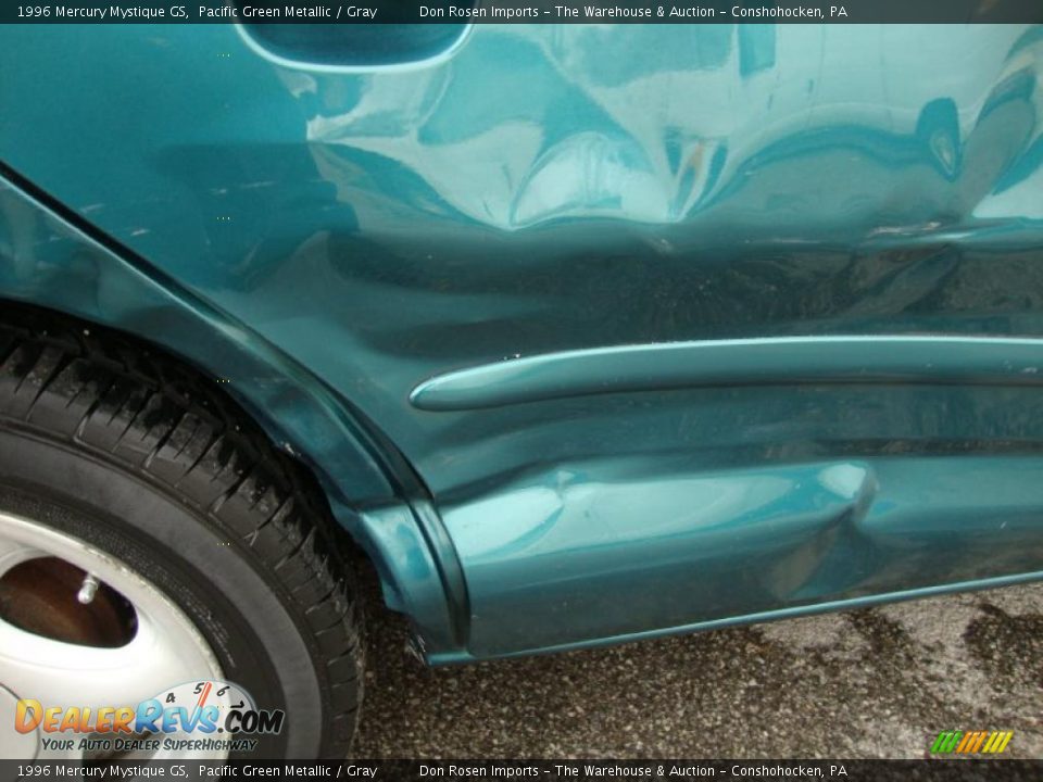 1996 Mercury Mystique GS Pacific Green Metallic / Gray Photo #27