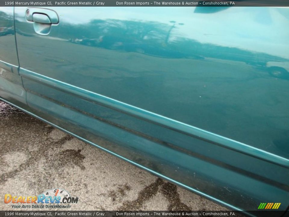 1996 Mercury Mystique GS Pacific Green Metallic / Gray Photo #32