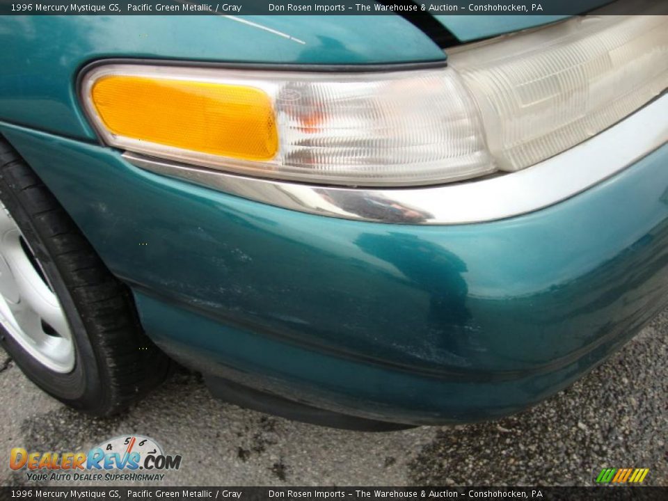 1996 Mercury Mystique GS Pacific Green Metallic / Gray Photo #34