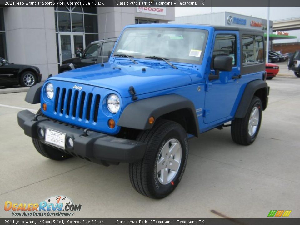 2011 Jeep Wrangler Sport S 4x4 Cosmos Blue / Black Photo #1