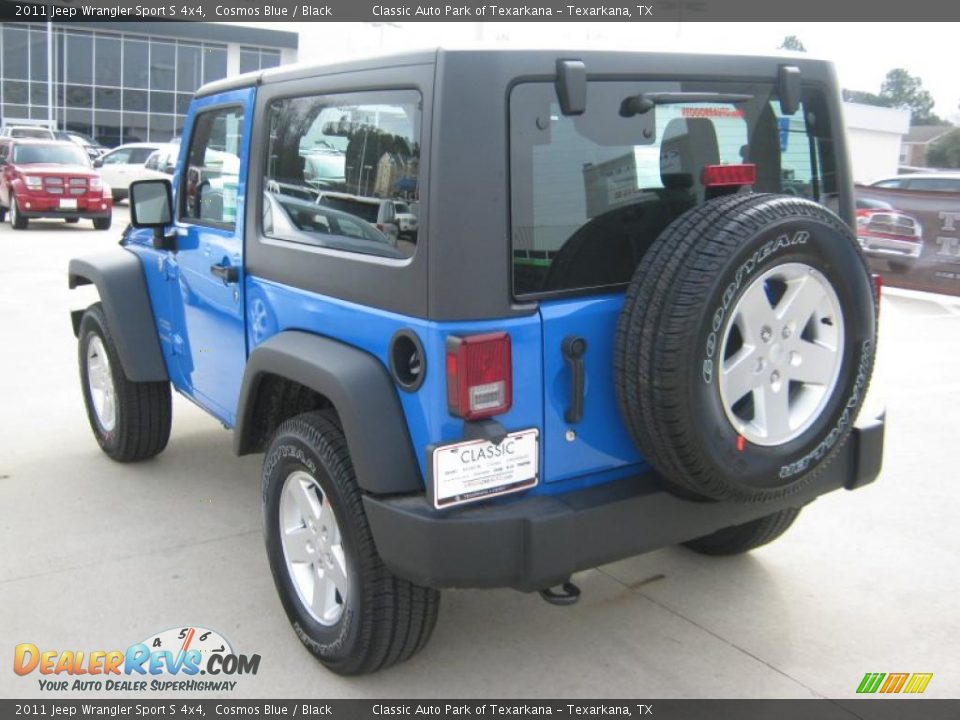 2011 Jeep Wrangler Sport S 4x4 Cosmos Blue / Black Photo #3