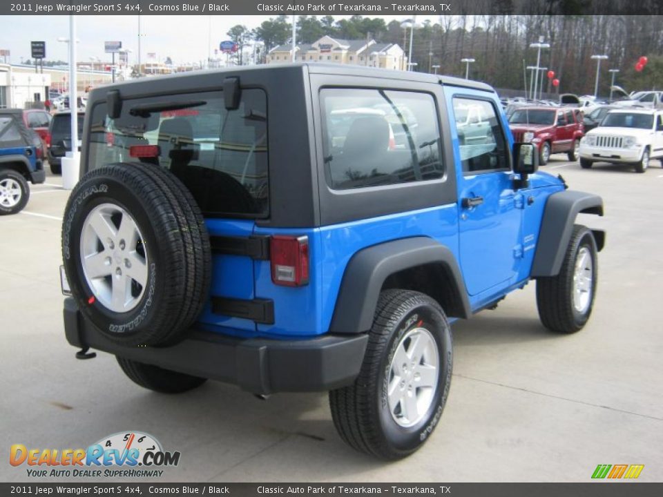 2011 Jeep Wrangler Sport S 4x4 Cosmos Blue / Black Photo #5