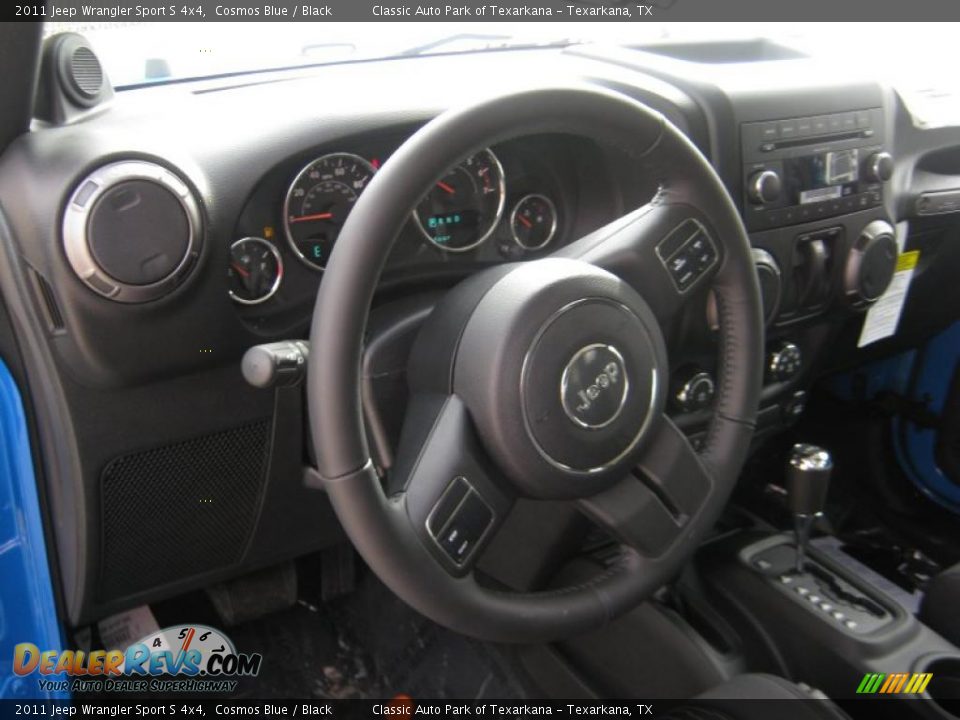 2011 Jeep Wrangler Sport S 4x4 Cosmos Blue / Black Photo #10