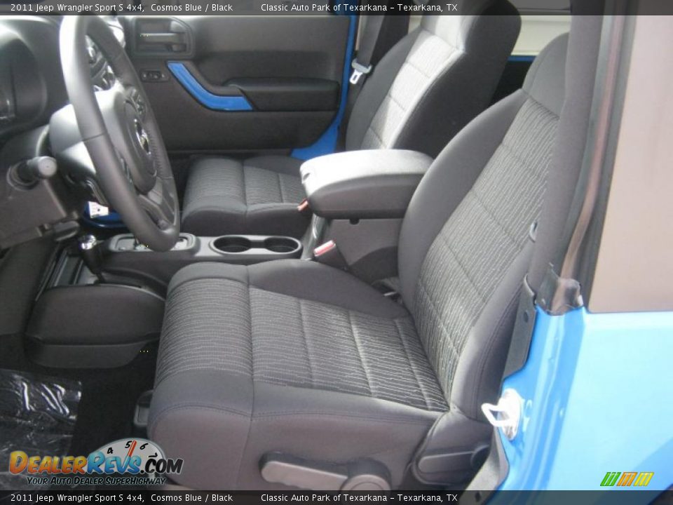 2011 Jeep Wrangler Sport S 4x4 Cosmos Blue / Black Photo #13