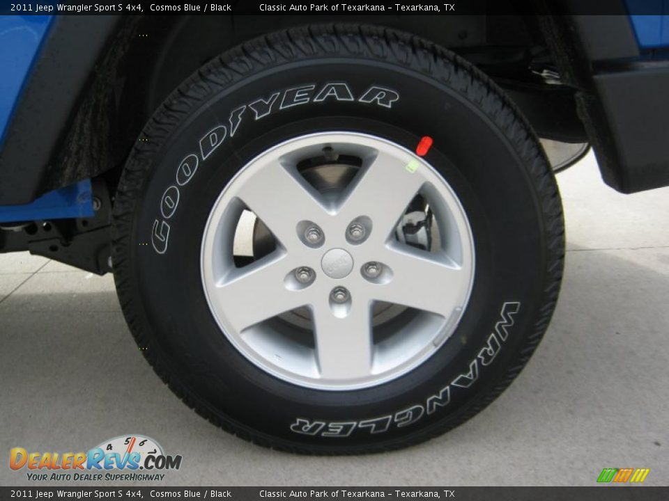 2011 Jeep Wrangler Sport S 4x4 Cosmos Blue / Black Photo #16