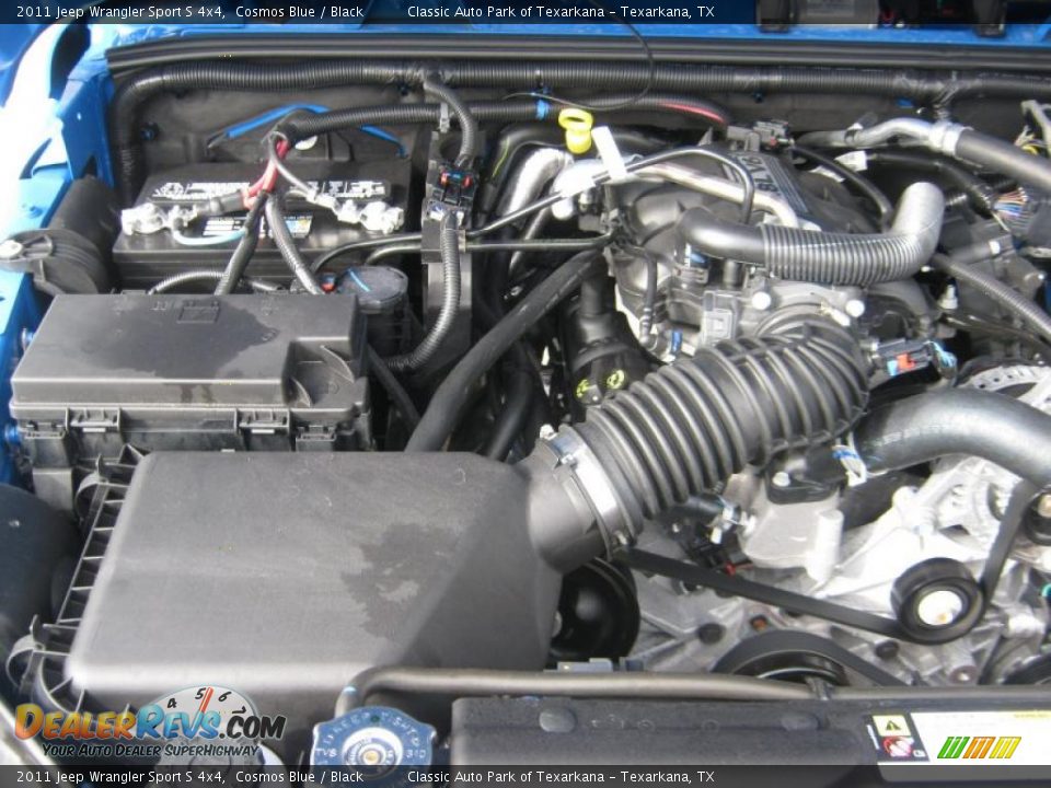2011 Jeep Wrangler Sport S 4x4 Cosmos Blue / Black Photo #18