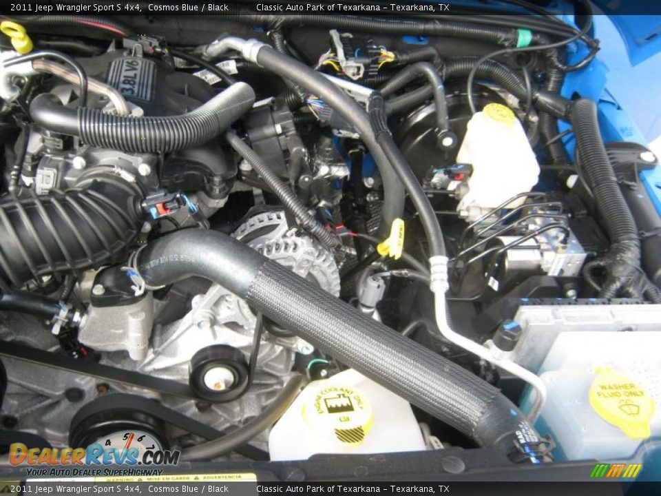 2011 Jeep Wrangler Sport S 4x4 Cosmos Blue / Black Photo #19