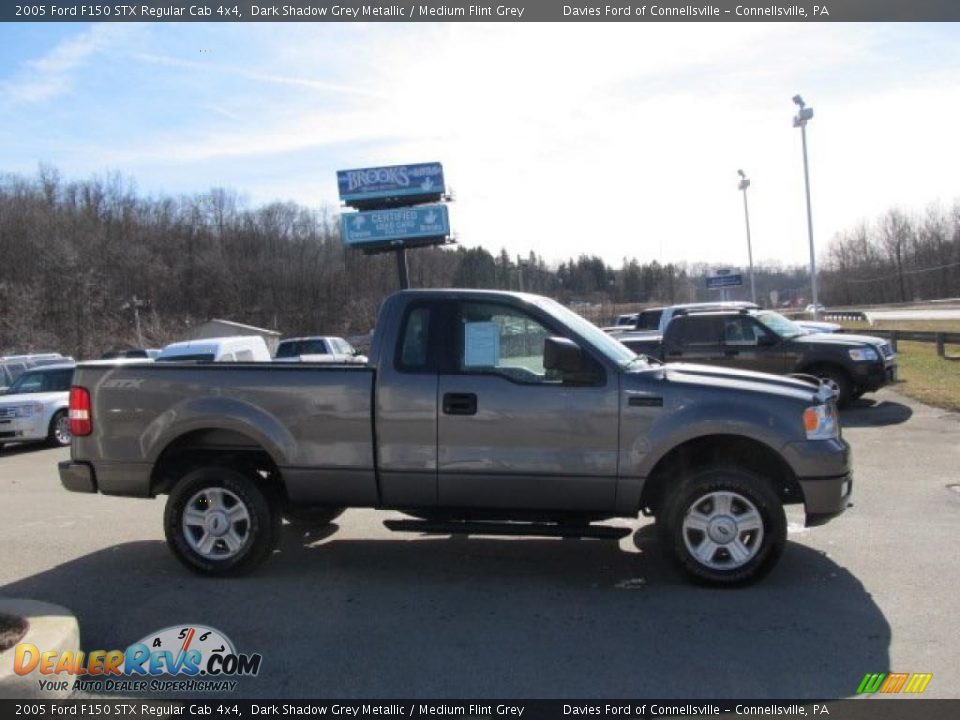 2005 Ford F150 STX Regular Cab 4x4 Dark Shadow Grey Metallic / Medium Flint Grey Photo #5