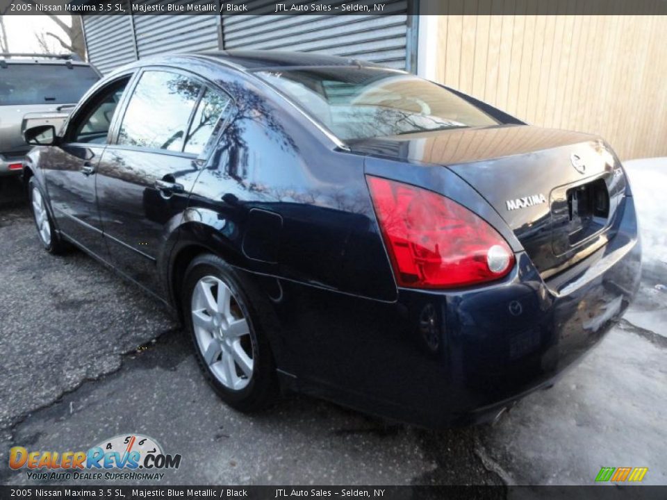 2005 Nissan Maxima 3.5 SL Majestic Blue Metallic / Black Photo #2