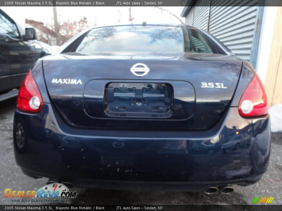2005 Nissan Maxima 3.5 SL Majestic Blue Metallic / Black Photo #3
