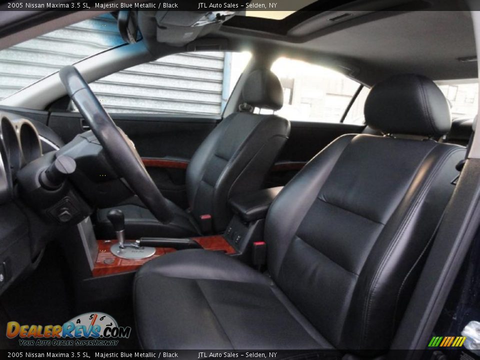 Black Interior 2005 Nissan Maxima 3 5 Sl Photo 8