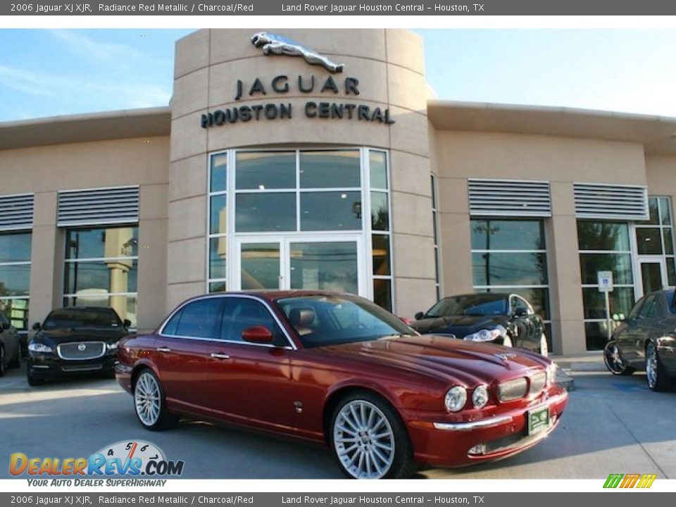 2006 Jaguar XJ XJR Radiance Red Metallic / Charcoal/Red Photo #1