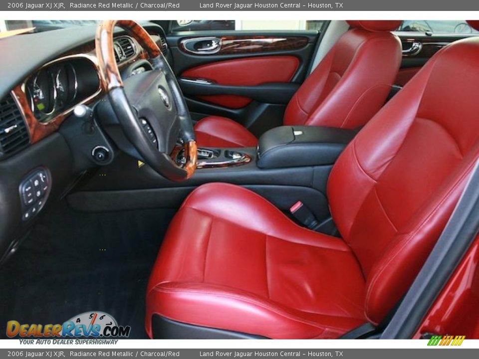 Charcoal/Red Interior - 2006 Jaguar XJ XJR Photo #3