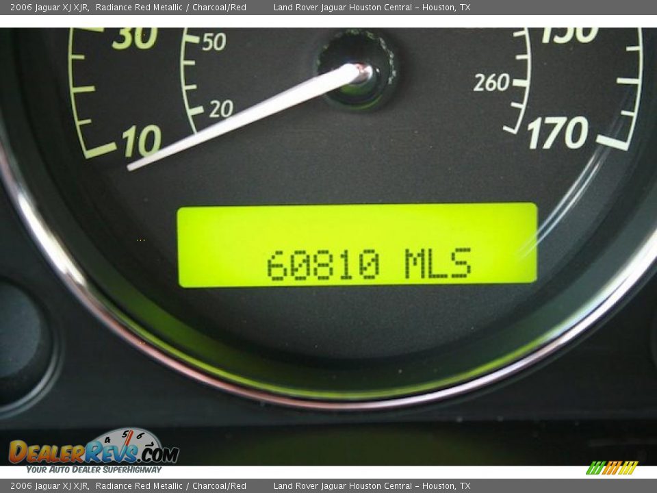 2006 Jaguar XJ XJR Radiance Red Metallic / Charcoal/Red Photo #15