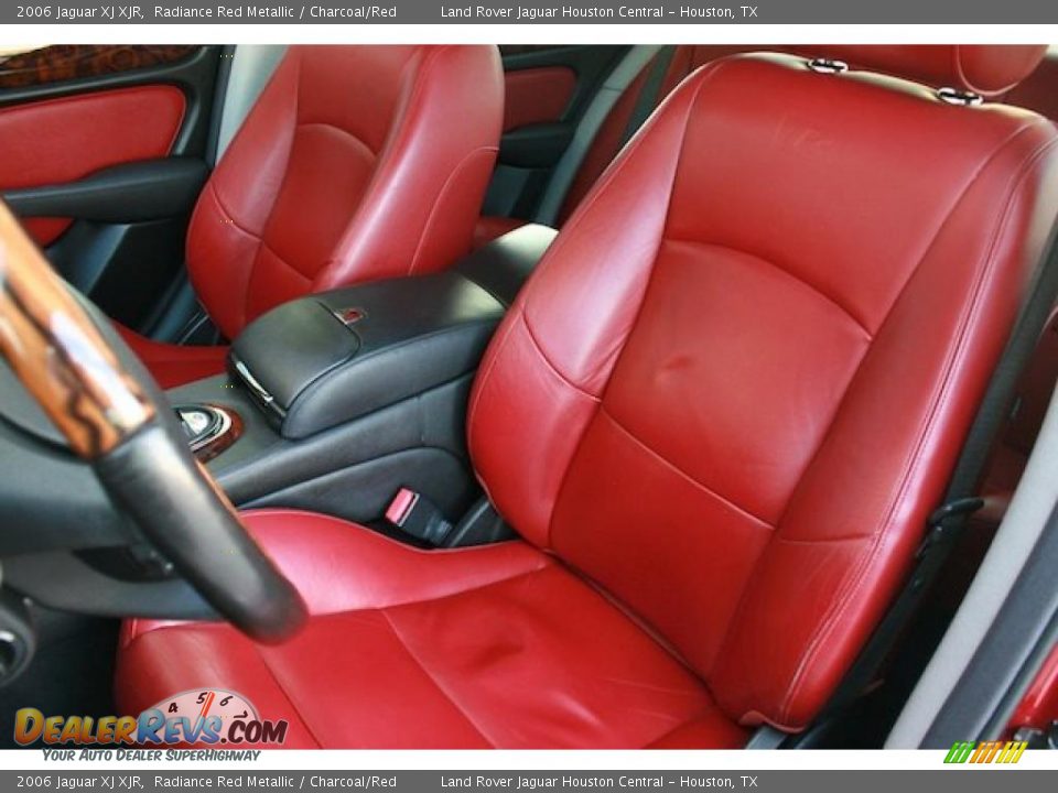 Charcoal/Red Interior - 2006 Jaguar XJ XJR Photo #21