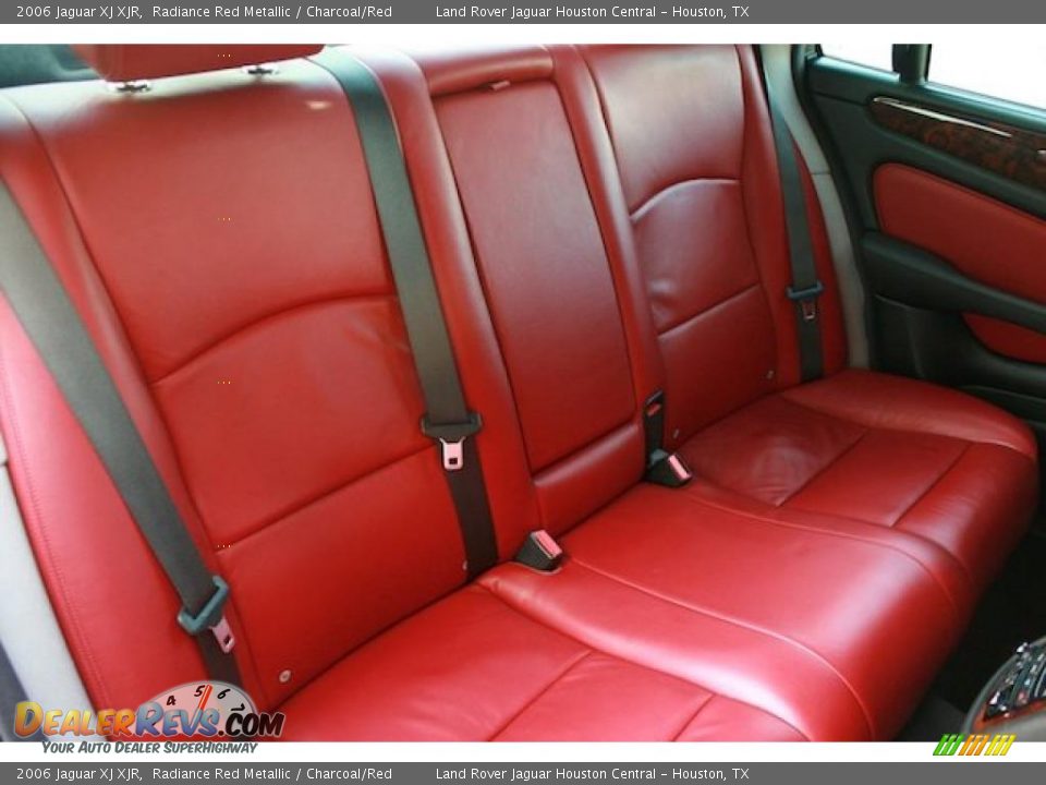 Charcoal/Red Interior - 2006 Jaguar XJ XJR Photo #30