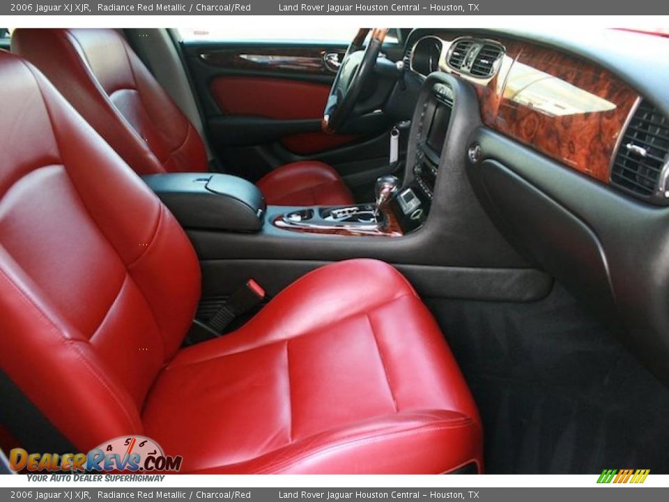 Charcoal/Red Interior - 2006 Jaguar XJ XJR Photo #31