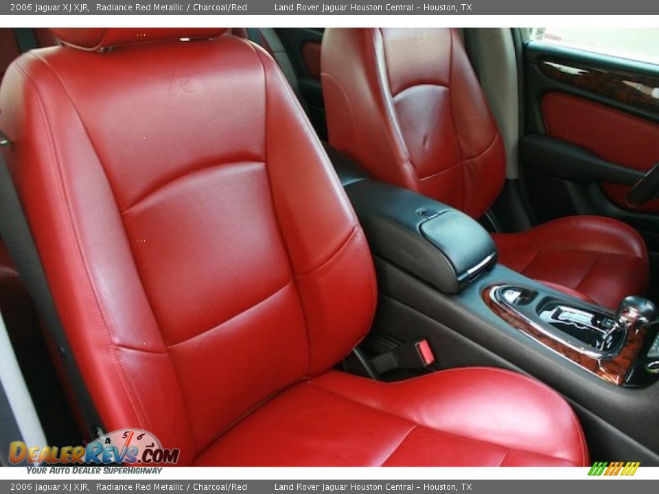 Charcoal/Red Interior - 2006 Jaguar XJ XJR Photo #34
