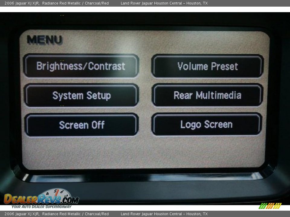 2006 Jaguar XJ XJR Radiance Red Metallic / Charcoal/Red Photo #35