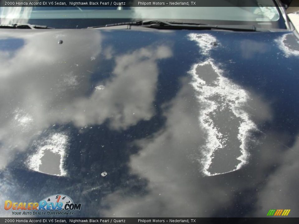 2000 Honda Accord EX V6 Sedan Nighthawk Black Pearl / Quartz Photo #10