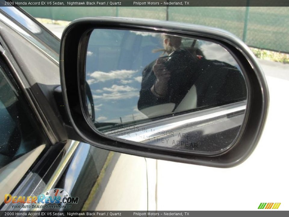 2000 Honda Accord EX V6 Sedan Nighthawk Black Pearl / Quartz Photo #19