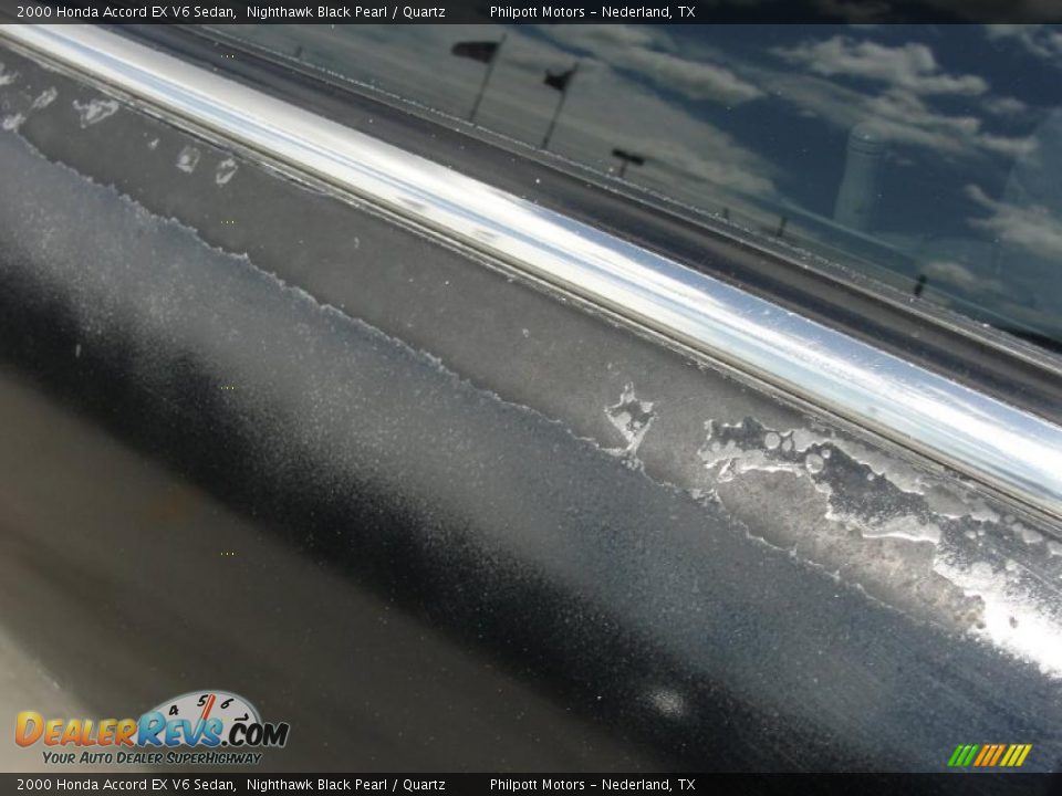 2000 Honda Accord EX V6 Sedan Nighthawk Black Pearl / Quartz Photo #20