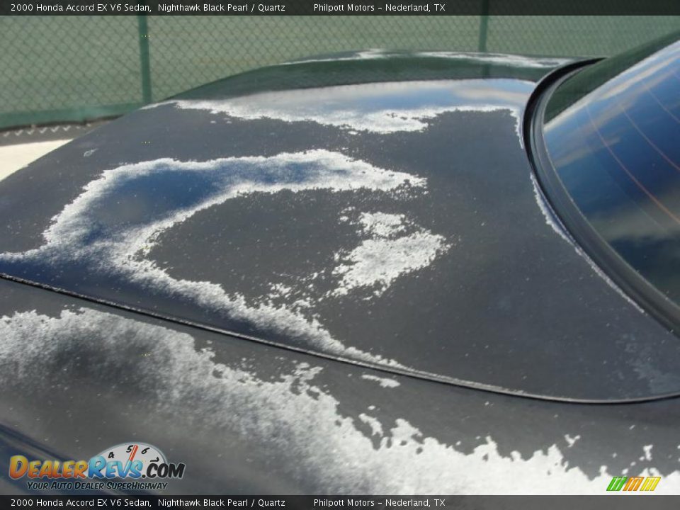 2000 Honda Accord EX V6 Sedan Nighthawk Black Pearl / Quartz Photo #21