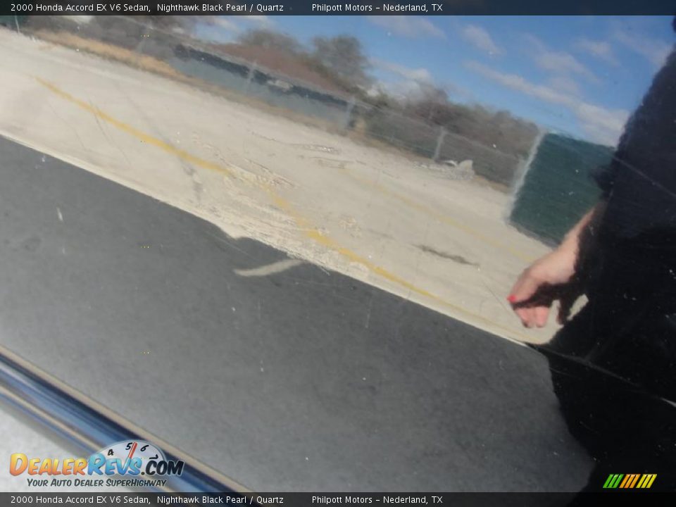 2000 Honda Accord EX V6 Sedan Nighthawk Black Pearl / Quartz Photo #27