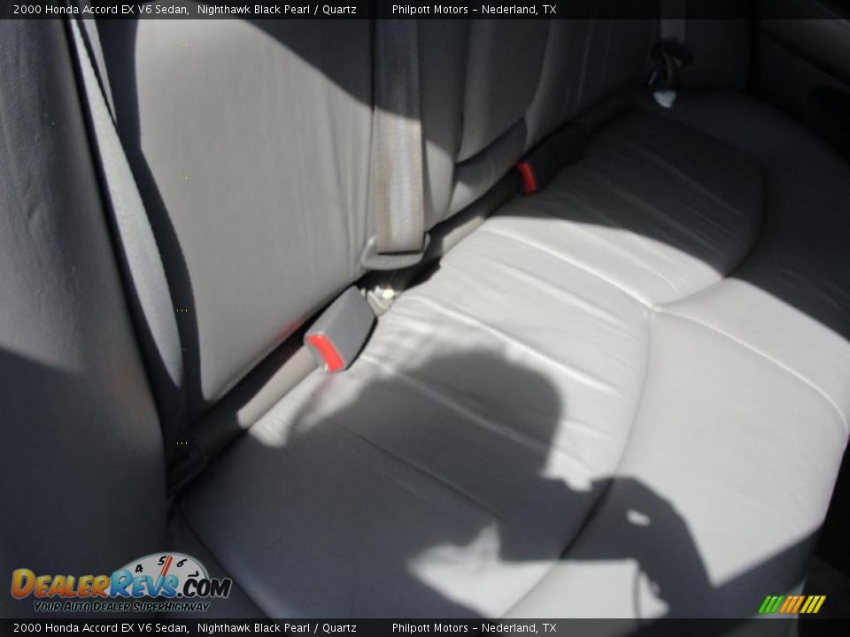 2000 Honda Accord EX V6 Sedan Nighthawk Black Pearl / Quartz Photo #33