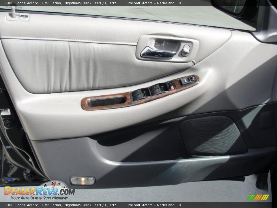 2000 Honda Accord EX V6 Sedan Nighthawk Black Pearl / Quartz Photo #36