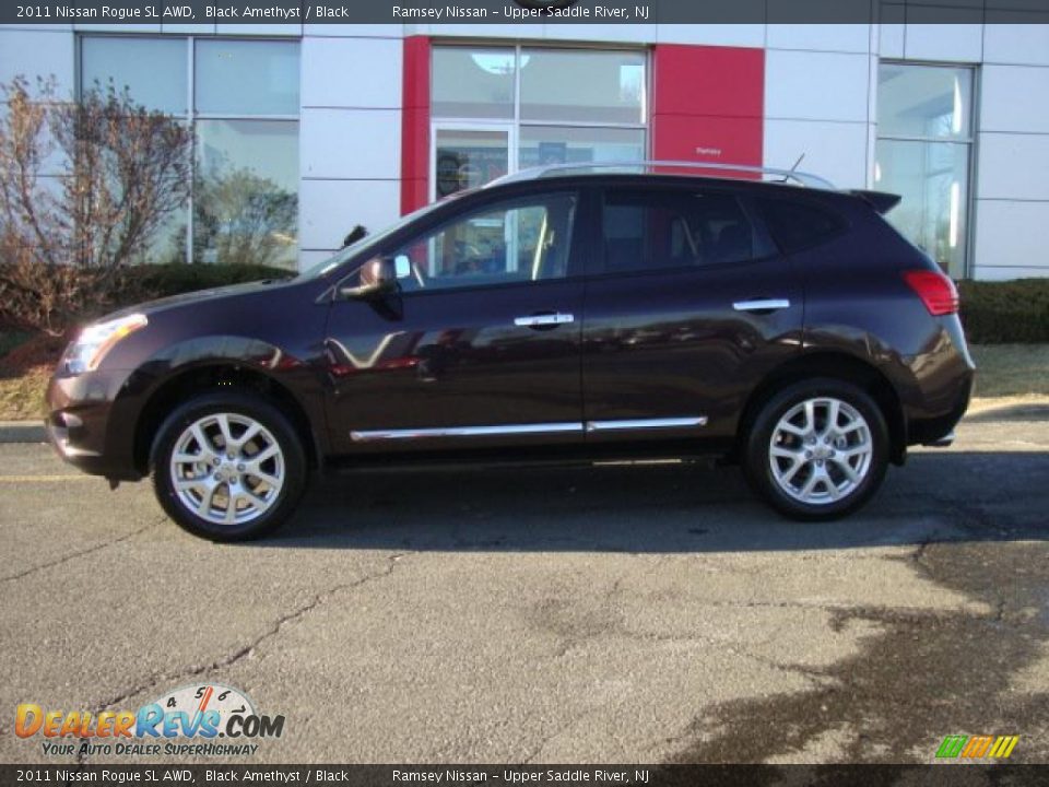 2011 Nissan Rogue SL AWD Black Amethyst / Black Photo #2