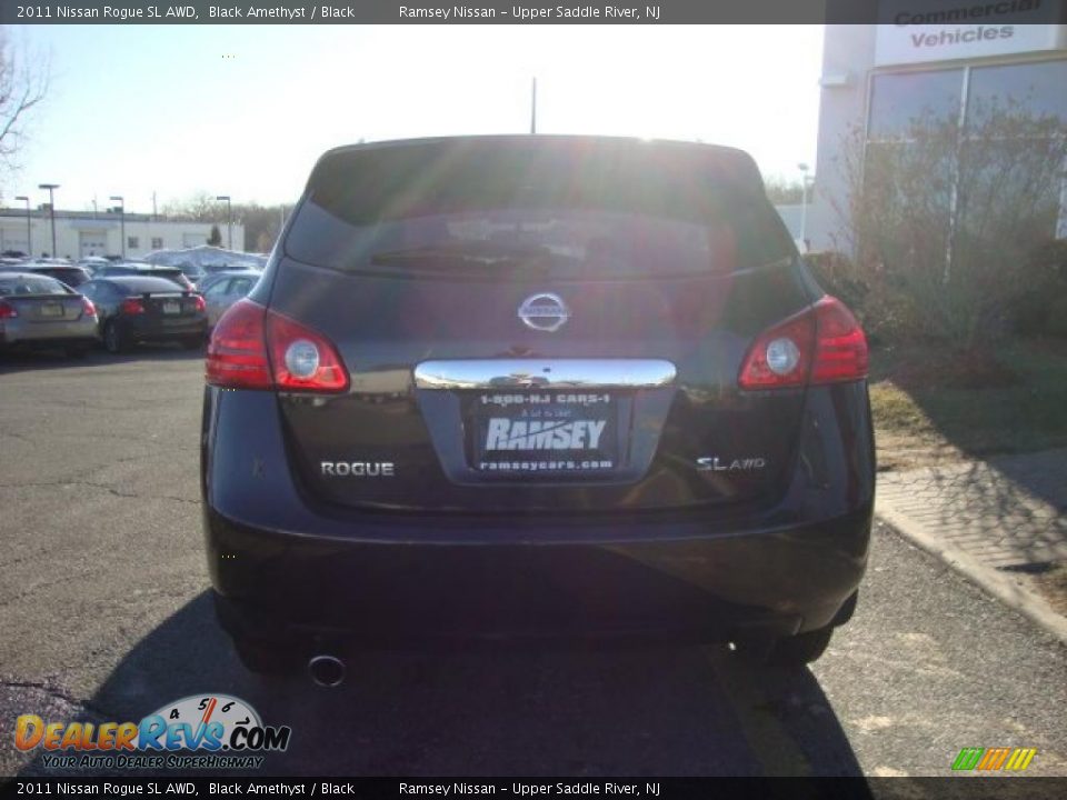 2011 Nissan Rogue SL AWD Black Amethyst / Black Photo #4
