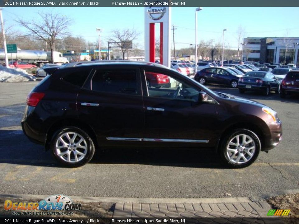 2011 Nissan Rogue SL AWD Black Amethyst / Black Photo #8