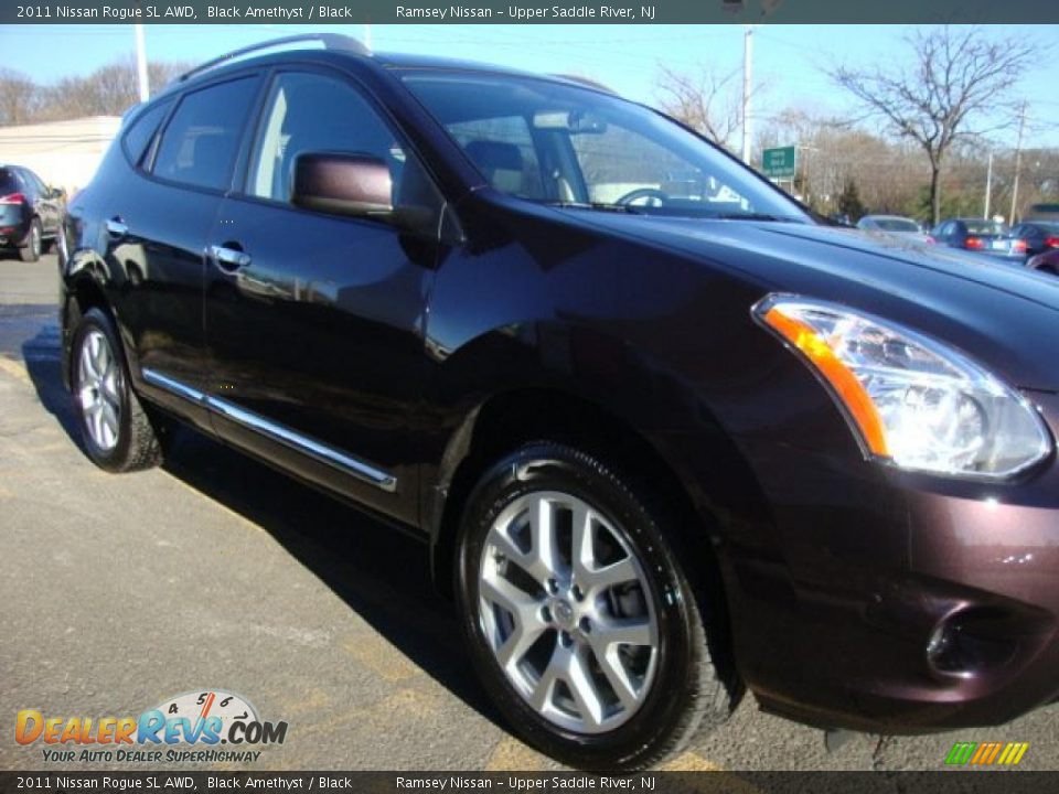 2011 Nissan Rogue SL AWD Black Amethyst / Black Photo #9