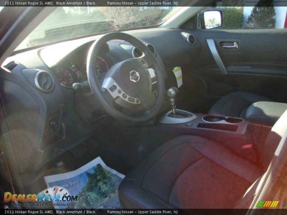 2011 Nissan Rogue SL AWD Black Amethyst / Black Photo #12