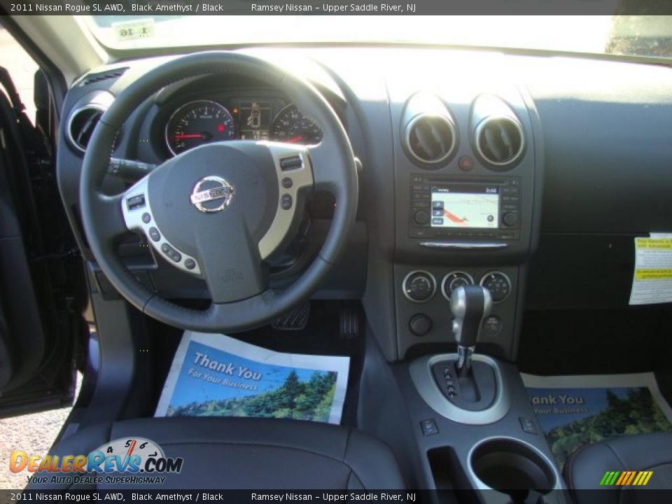 2011 Nissan Rogue SL AWD Black Amethyst / Black Photo #14