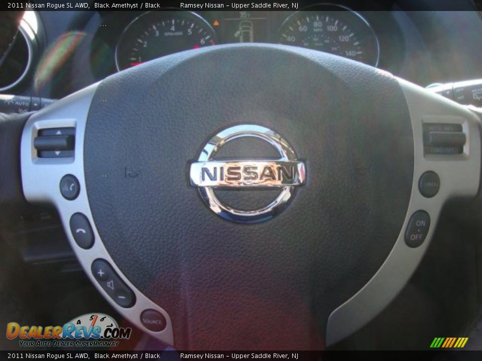 2011 Nissan Rogue SL AWD Black Amethyst / Black Photo #15