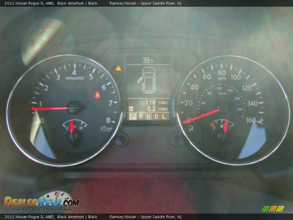 2011 Nissan Rogue SL AWD Black Amethyst / Black Photo #16