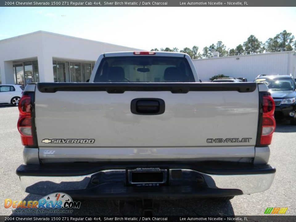 2004 Chevrolet Silverado 1500 Z71 Regular Cab 4x4 Silver Birch Metallic / Dark Charcoal Photo #4