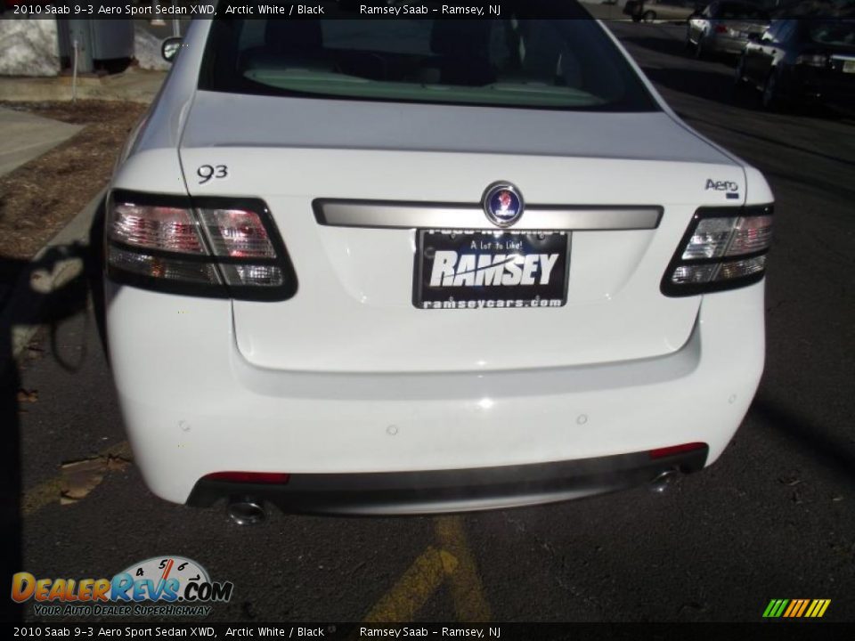 2010 Saab 9-3 Aero Sport Sedan XWD Arctic White / Black Photo #3