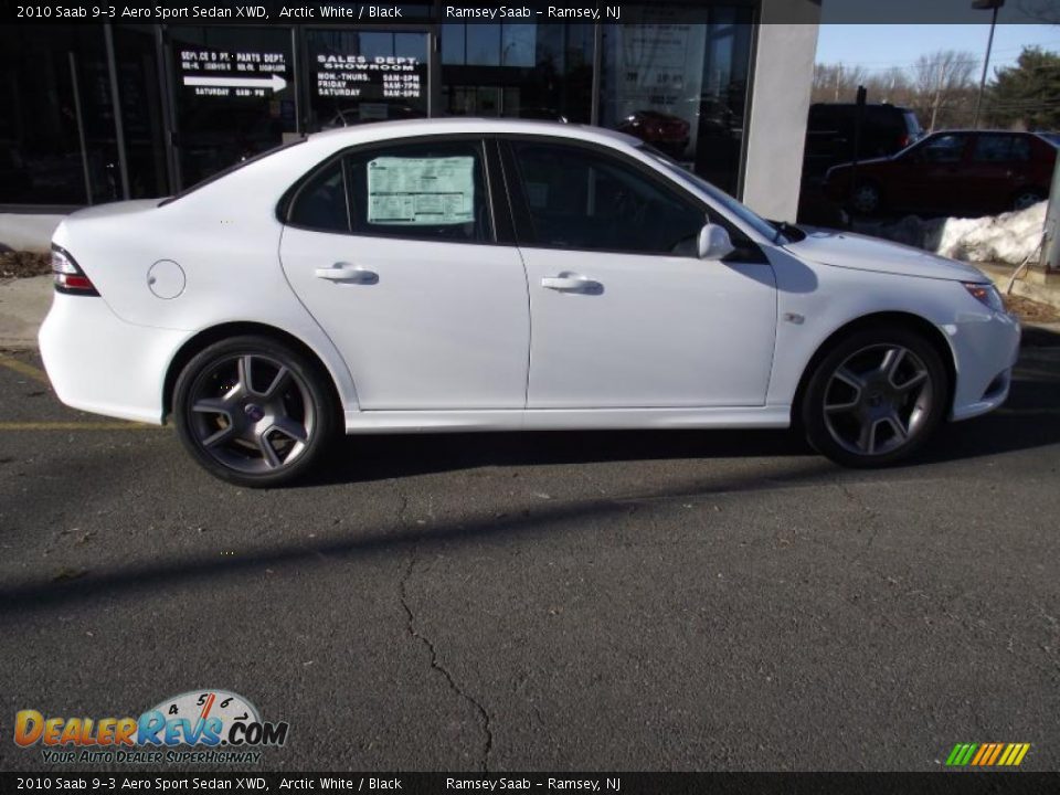 Arctic White 2010 Saab 9-3 Aero Sport Sedan XWD Photo #6